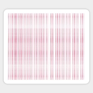 Modern Thin Pink Lines Sticker